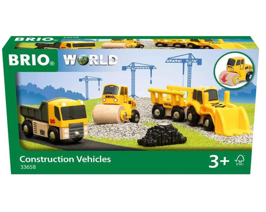 Brio 33658 Construction Vehicles (4 Pack)