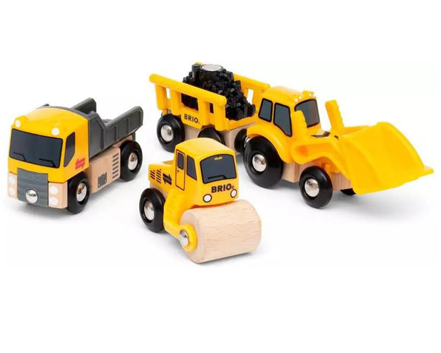 Brio 33658 Construction Vehicles (4 Pack)