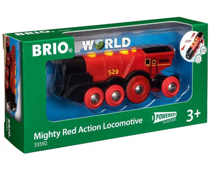 Brio 33592 Mighty Red Locomotive (Battery Powered)