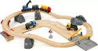 Brio 33210 Rail & Road Loading Wooden Train Set