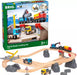 Brio 33210 Rail & Road Loading Wooden Train Set