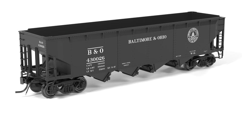 Broadway Limited Imports 10142 HO Scale ARA 70 Ton 4 Bay Hopper B&O/C&O/MILW Mixed Pack 6 Pack