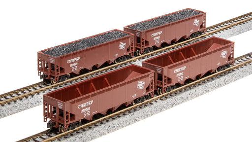 Broadway Limited Imports 7428 N Scale 70 Ton Hopper Milwaukee Road CMSTP&P 4 Pack