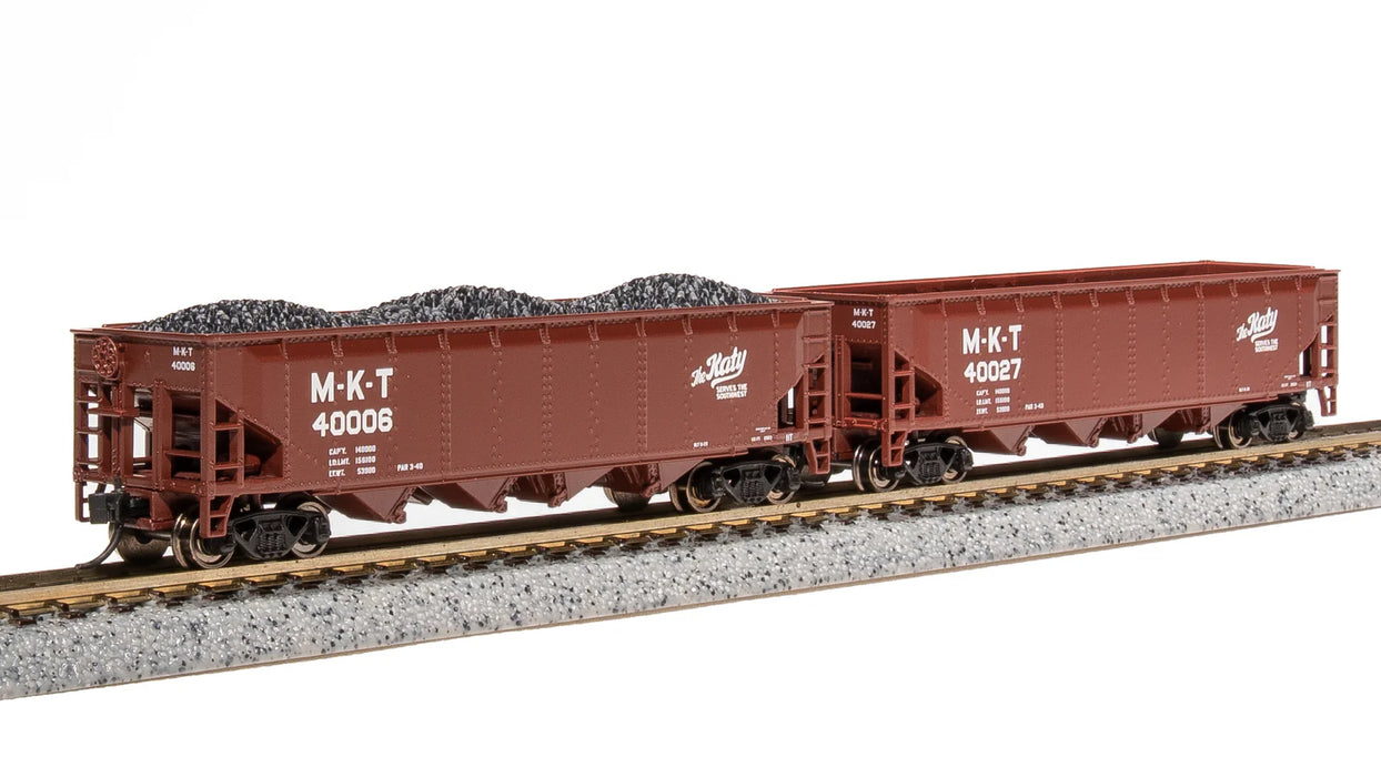 Broadway Limited Imports 7429 N Scale 70 Ton Hopper Missouri-Kansas-Texas MKT 4 Pack