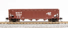 Broadway Limited Imports 7429 N Scale 70 Ton Hopper Missouri-Kansas-Texas MKT 4 Pack