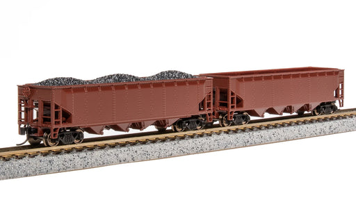 Broadway Limited Imports 7432 N Scale 70 Ton Hopper Painted Unlettered Boxcar Red 4 Pack