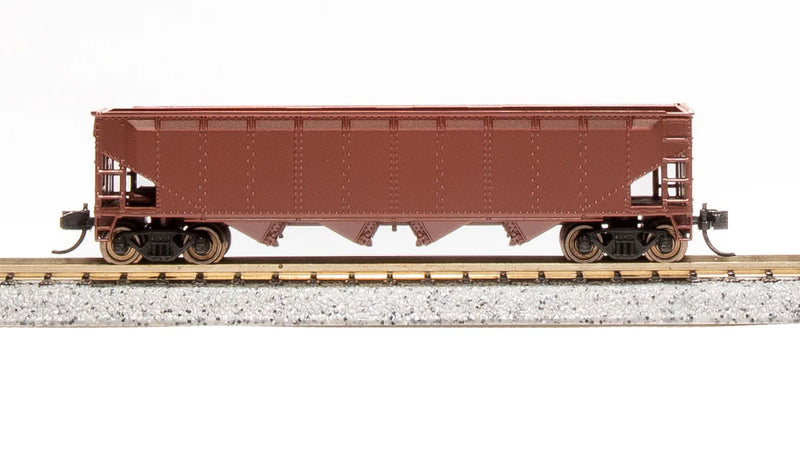 Broadway Limited Imports 7432 N Scale 70 Ton Hopper Painted Unlettered Boxcar Red 4 Pack