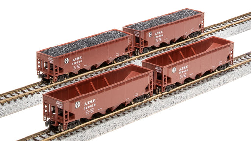 Broadway Limited Imports 7433 N Scale 70 Ton Hopper Santa Fe ATSF "Fantasy" 4 Pack