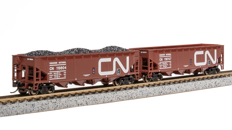 Broadway Limited Imports 7434 N Scale 70 Ton Hopper Canadian National CN "Fantasy" 4 Pack