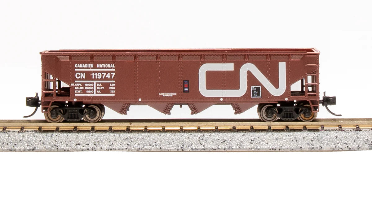 Broadway Limited Imports 7434 N Scale 70 Ton Hopper Canadian National CN "Fantasy" 4 Pack