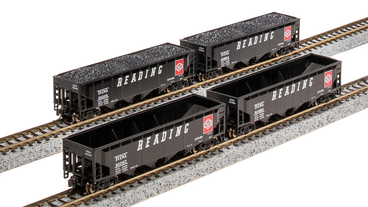 Broadway Limited Imports 7436 N Scale 70 Ton Hopper Reading RDG "Fantasy" 4 Pack