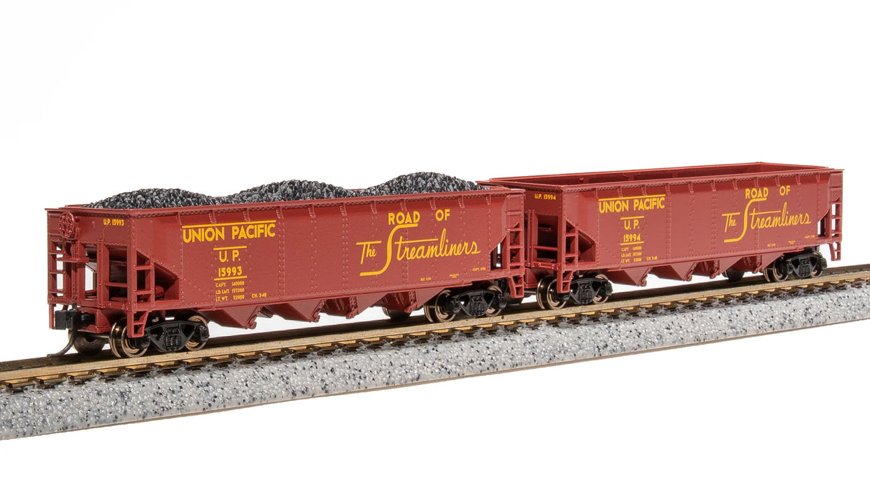 Broadway Limited Imports 7438 N Scale 70 Ton Hopper Union Pacific UP "Fantasy" 4 Pack