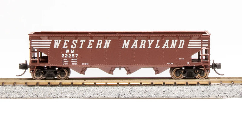 Broadway Limited Imports 7439 N Scale 70 Ton Hopper Western Maryland WM "Fantasy" 4 Pack