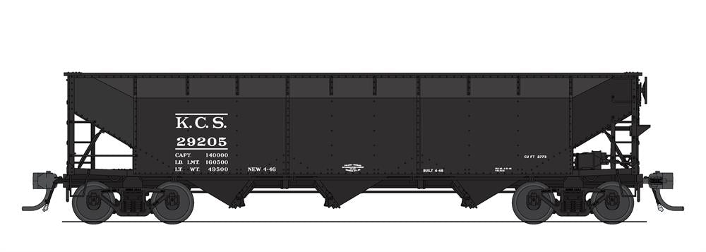 Broadway Limited Imports 8113 HO Scale 70 Ton Triple Hopper Kansas City Southern KCS 29277