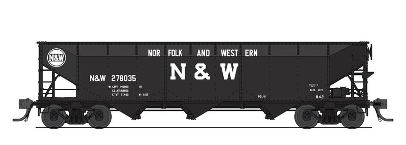 Broadway Limited Imports 8116 HO Scale 70 Ton Triple Hopper Norfolk & Western N&W 278260