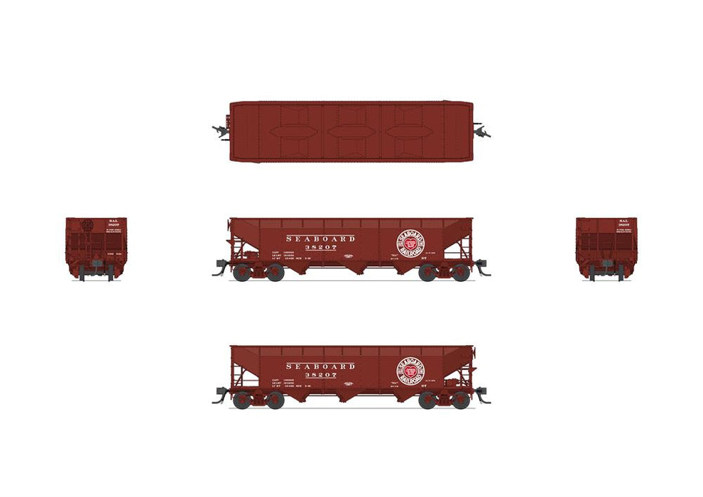Broadway Limited Imports 8119 HO Scale 70 Ton Triple Hopper Seaboard SAL 38256