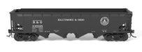Broadway Limited Imports HO Scale ARA 70 Ton 4 Bay Hopper B&O W2b "13 Great States" Scheme 6 Pack