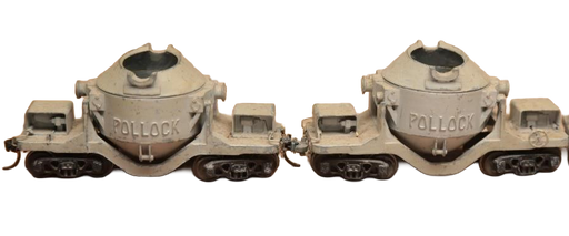 Buckeye BEM-HM-2PK HO Scale Pollock Hot Metal Cars (2 Pack) - Built Up Kits