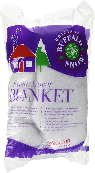 Buffalo Snow Cover Blanket 15" x 10'