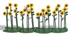 Busch 1240 HO Scale Sunflowers - Assembled (24 Pack)