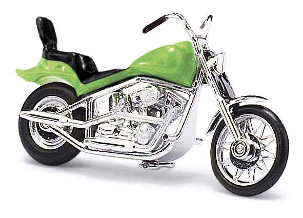 Busch 40155 HO Scale American Motorcycle Metallic Green