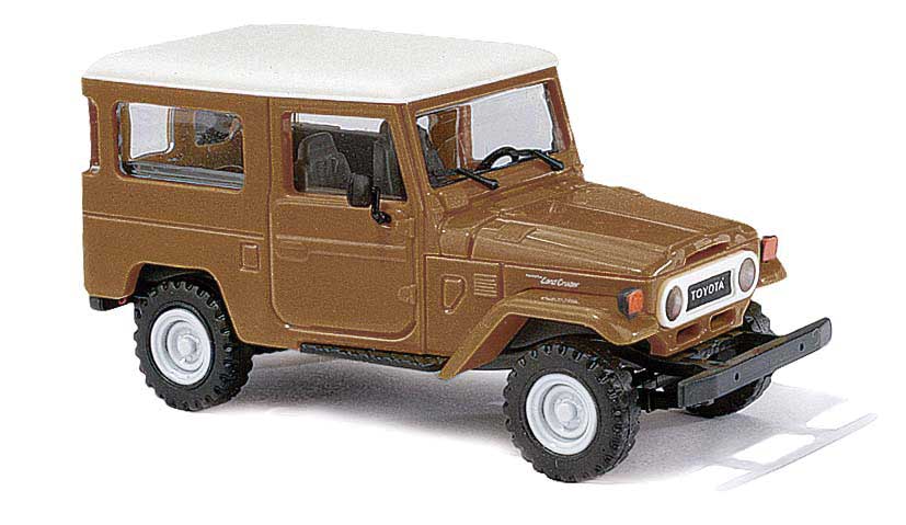Busch 43035 HO Scale 1960 Toyota Land Cruiser Brown
