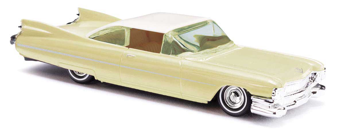 Busch 45130 HO Scale 1959 Cadillac Eldorado Convertible Ivory