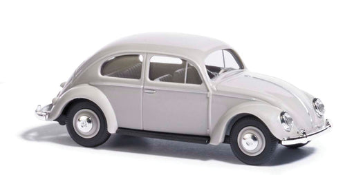 Busch 52951 HO Scale 1955 Volkswagen Beetle with Oval Rear Window - Gray