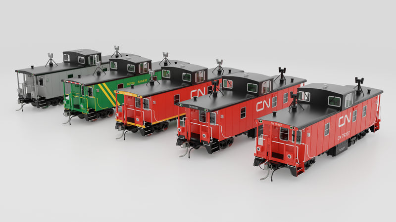 Rapido 166019 HO Scale Hawker-Siddeley Caboose Devco 9106