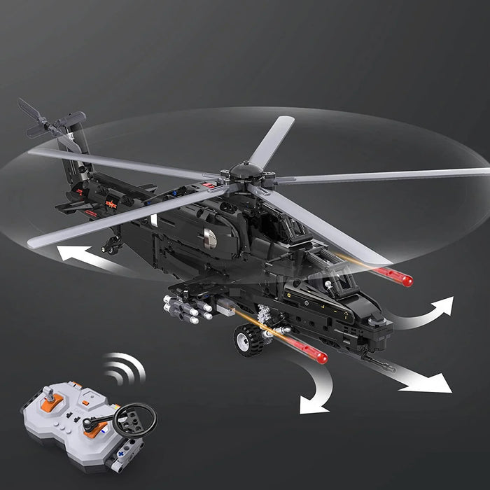 CaDA C61005W WZ-10 Helicopter Gunship 989 Piece Building Block Set