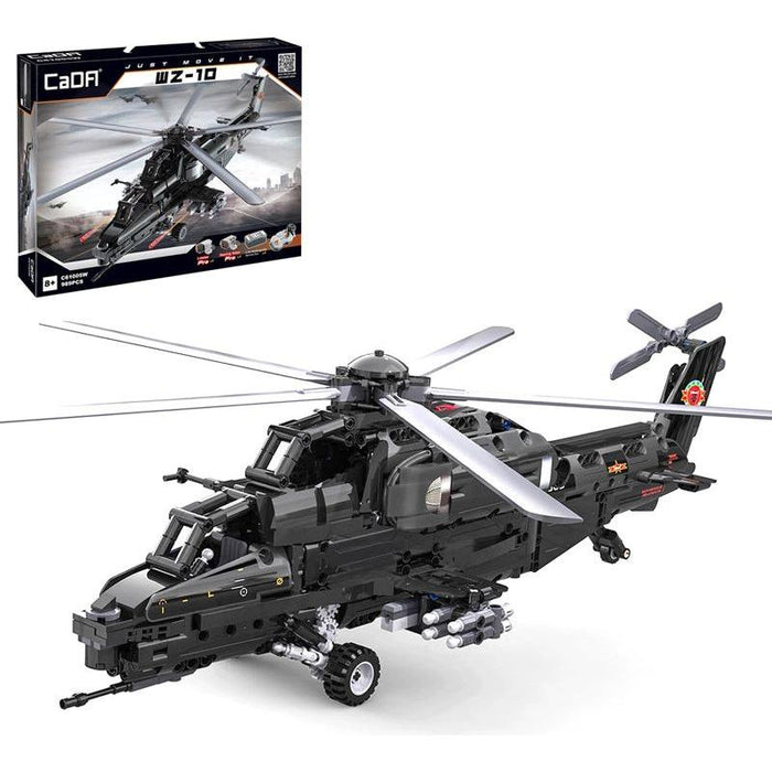 CaDA C61005W WZ-10 Helicopter Gunship 989 Piece Building Block Set