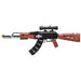 CaDA C61009W AK47 Assault Rifle with Scope 738 Piece Building Block Gun Set