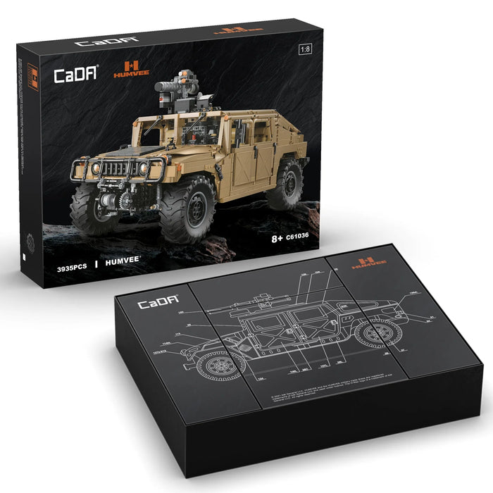 CaDA C61036W 1:8 Military HUMVEE 3935 Piece Building Block Set