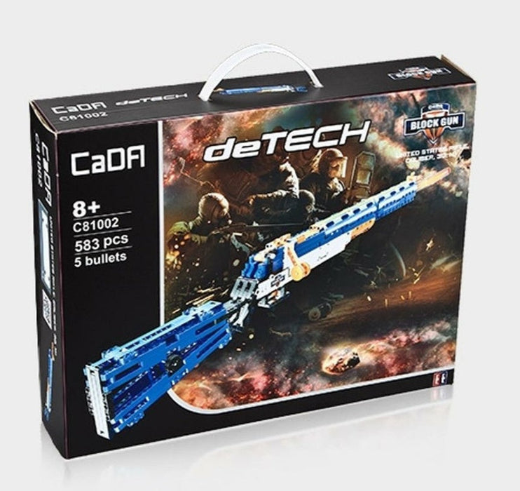 CaDA C81002W M1 Sniper Rifle 583 Piece Building Block Gun Set