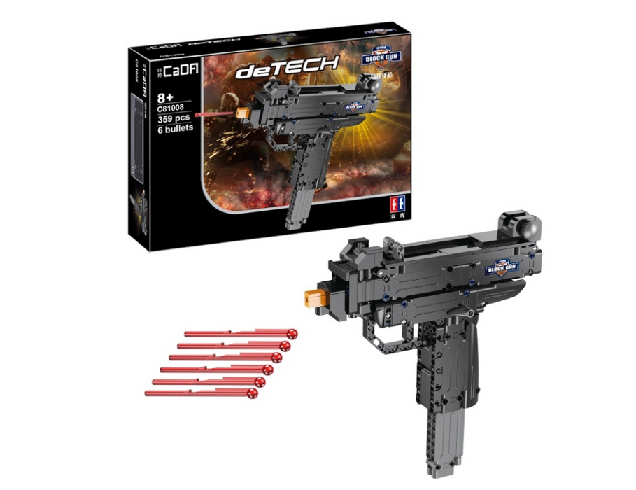 CaDA C81008W  Mini UZI Submachine Gun 359 Piece Building Block Gun Set