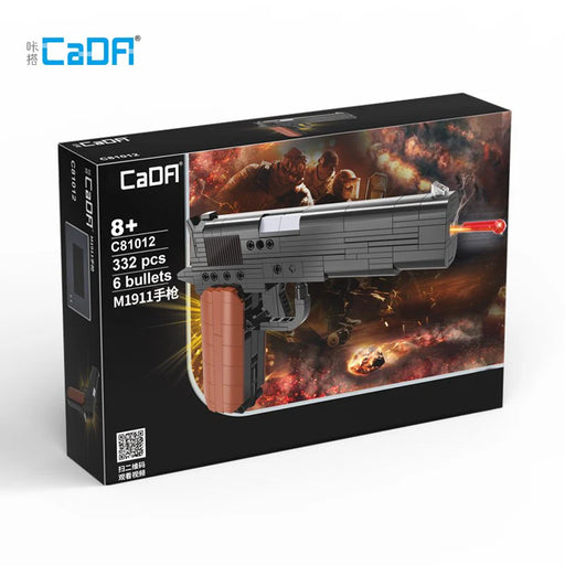 CaDA C81012W  M1911 Colt Pistol 332 Piece Building Block Gun Set