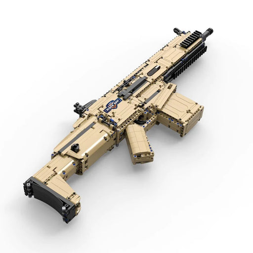 CaDA C81021W  SCAR Assault Rifle 1406 Piece Building Block Gun Set