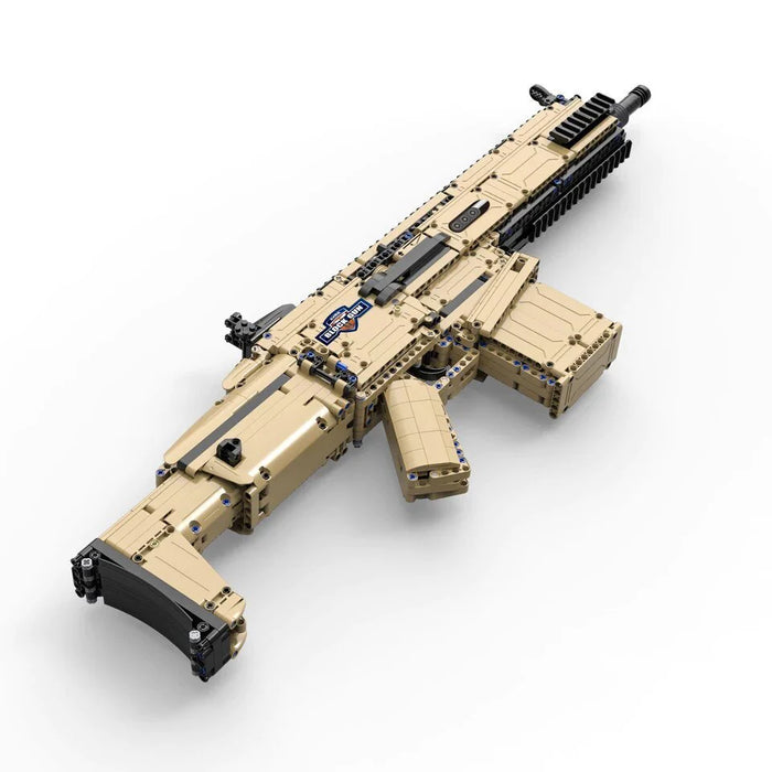 CaDA C81021W  SCAR Assault Rifle 1406 Piece Building Block Gun Set