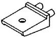 Cal Scale Superdetail 478 HO Scale Brass PRR Stream Loco Headlight Mounting Bracket