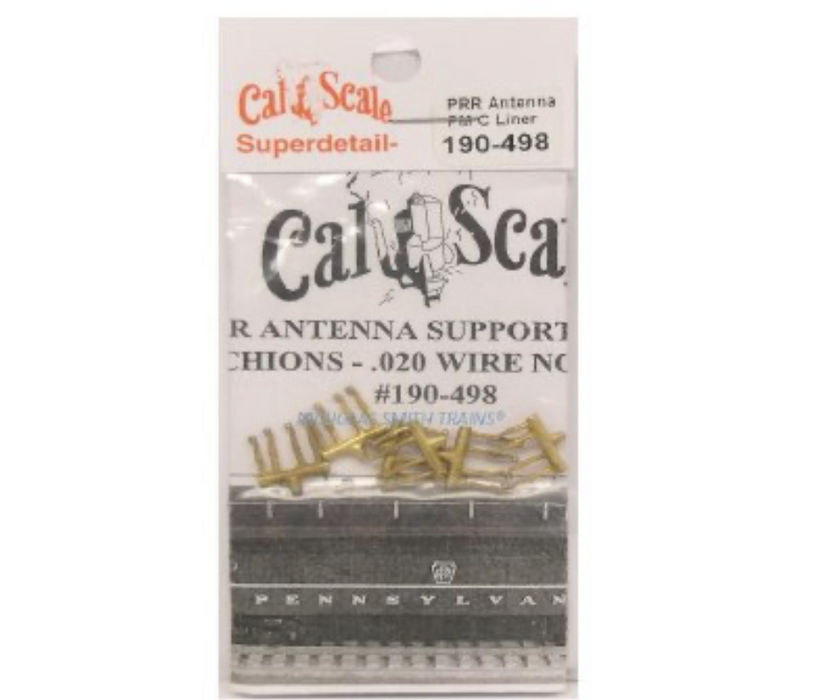 Cal Scale Superdetail 498 HO Scale Pennsylvania Railroad Antenna Set for C-Liner