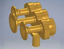 Cal Scale Superdetail 668 HO Scale Nathan M3 Air Horn 3 Chime Air Horn For Diesels