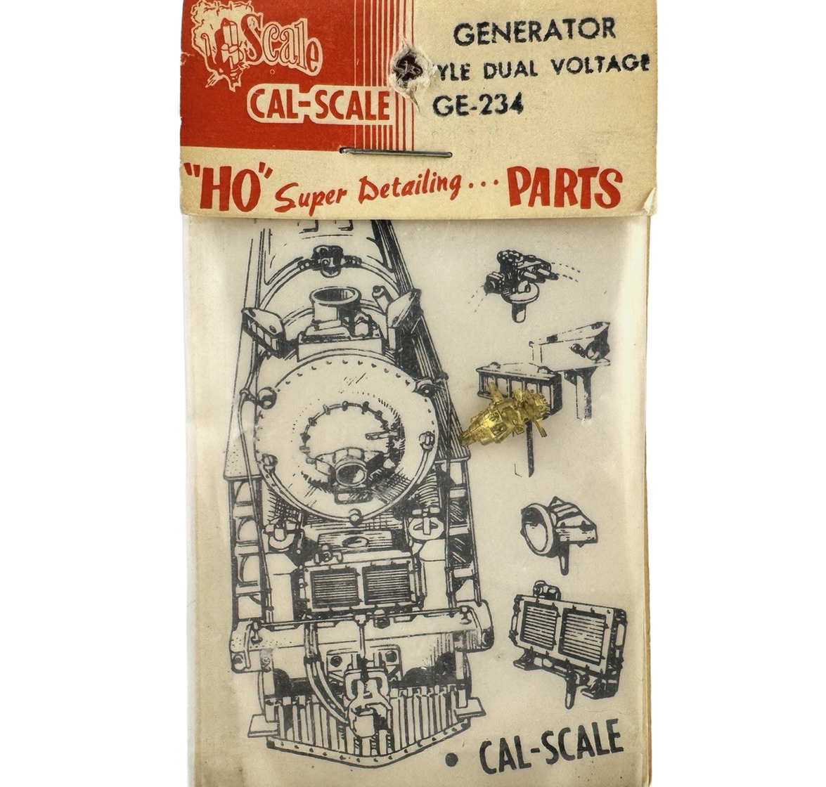 Cal Scale Superdetail GE-234 HO Scale Steam Loco Pyle Dual Voltage Ele ...