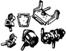 Cal Scale Superdetail K-2001 HO Scale Front End Detailing Kit for Modern PRR Steam Locos