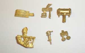Cal Scale Superdetail K-2004 HO Scale Water Scoop Set