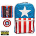 Loungefly Captain America Cosplay Backpack with Pin Set - Entertainment Earth Exclusive