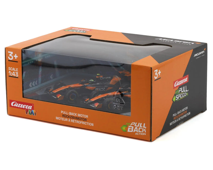 Carrera Pull & Speed 1/43 McLaren MCL39 Team Double Action Formula 1 Pull-Back Cars (2 Pack 13035)