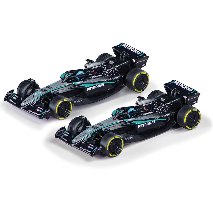 Carrera Pull & Speed 1/43 Mercedes-AMG Petronas Team Double Action Formula 1 Pull-Back Cars (2 Pack 13036)