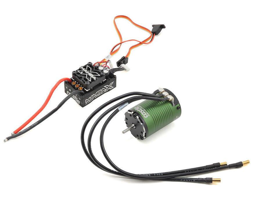 Castle Creations 010-0161-00 Mamba X SCT Waterproof ESC and 1410-3800KV Brushless Motor