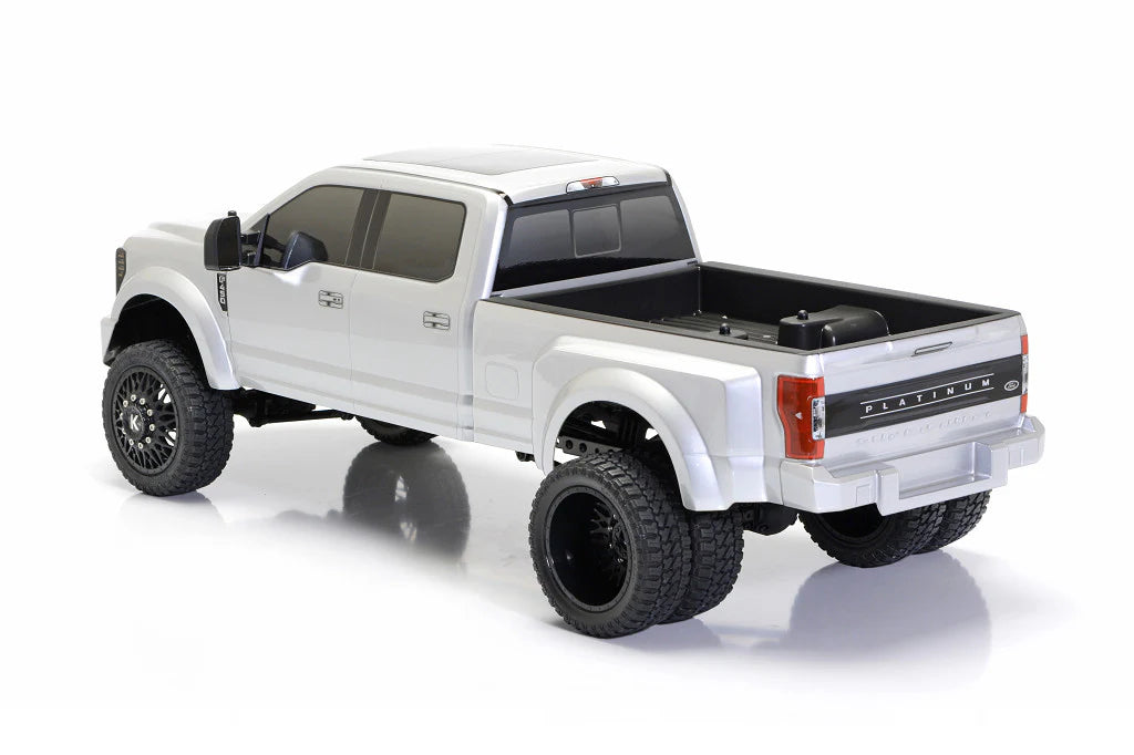 CEN Racing 8988 Silver Mercury 1/10 4WD RTR Ford F-450 KG1 Edition Solid Axle Dually Pickup Truck