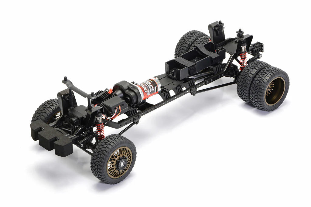 CEN Racing 8988 Silver Mercury 1/10 4WD RTR Ford F-450 KG1 Edition Solid Axle Dually Pickup Truck